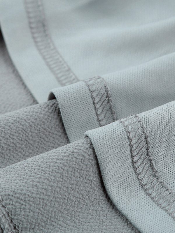 Stylish Pleated V-Neck Dress with Belt and Short Sleeves - Image 19