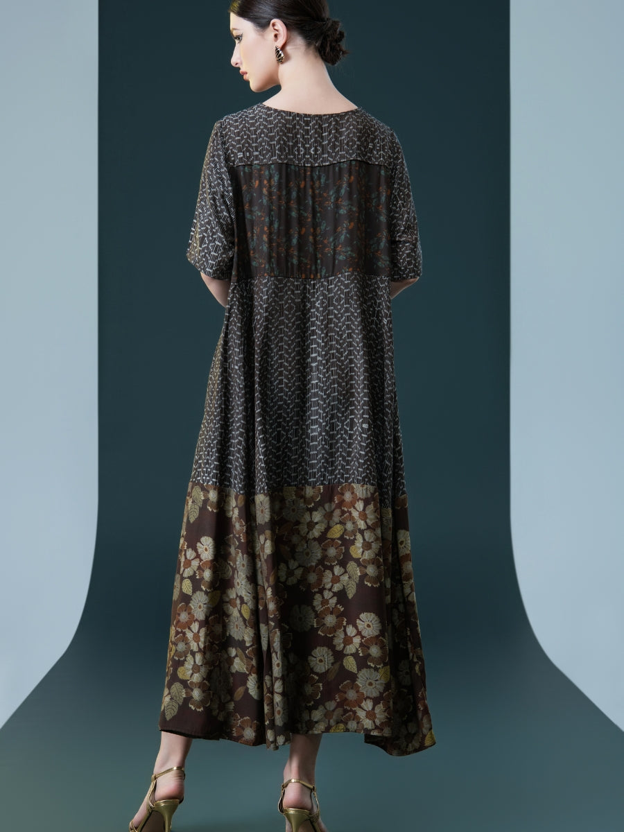 Elegant Bohemian Floral Maxi Dress - Image 13