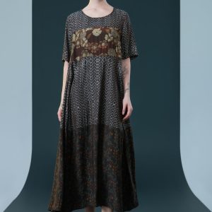 Elegant Bohemian Floral Maxi Dress