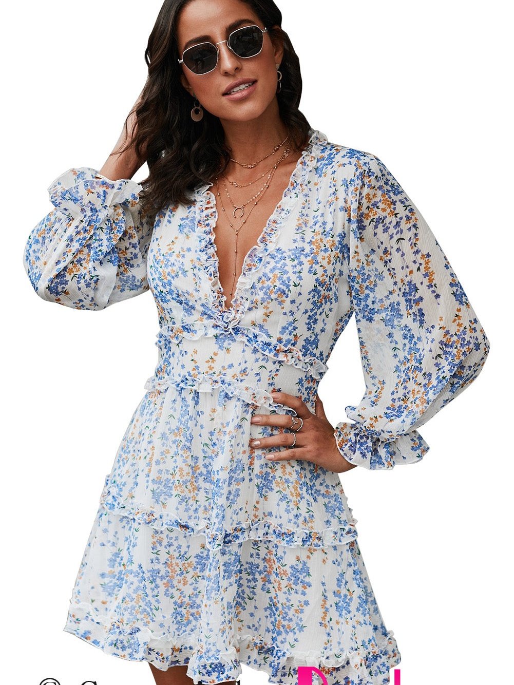 One Shoulder Comfortable And Casual Mini Dress A-Line Gypsy Bishop Poet Straight Across Off-Shoulder Paneled Dress - Image 23