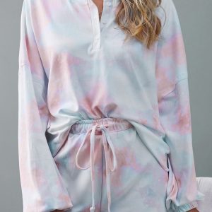 Floral Print Layered Sleeve Mini Dress