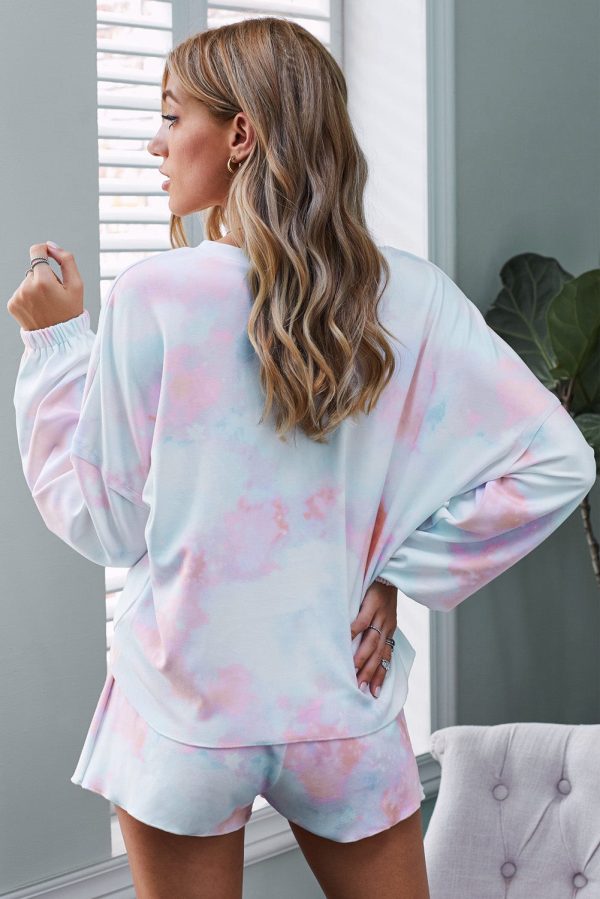 Floral Print Layered Sleeve Mini Dress - Image 3