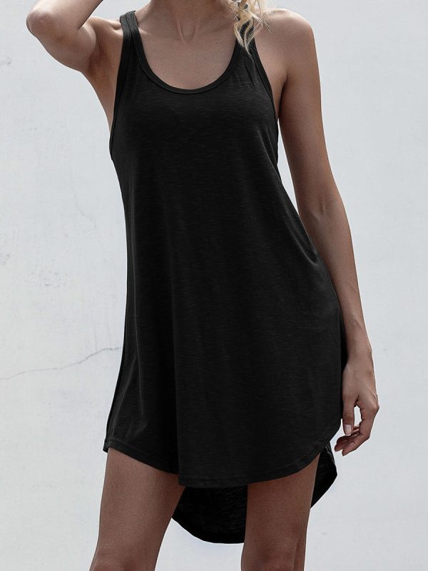 Racerback High-Low Mini Dress - Image 4