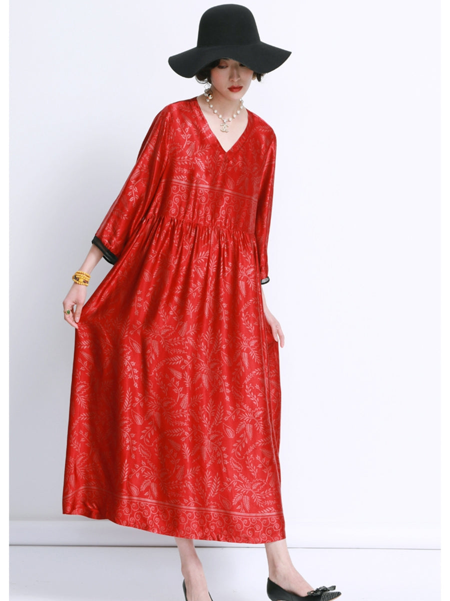 Elegant Black and Gold Floral Maxi Dress - Image 13