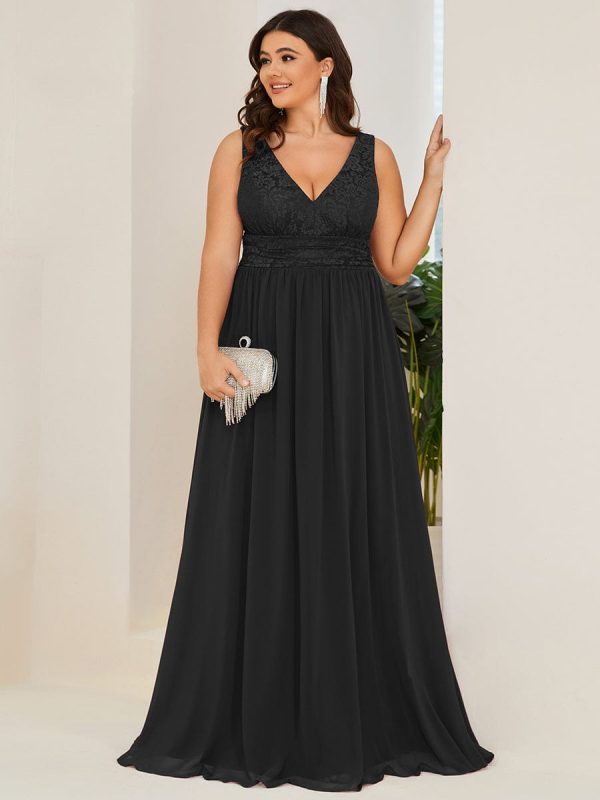 A Line Sleeveless Wholesale Bridesmaid Gowns - Image 11