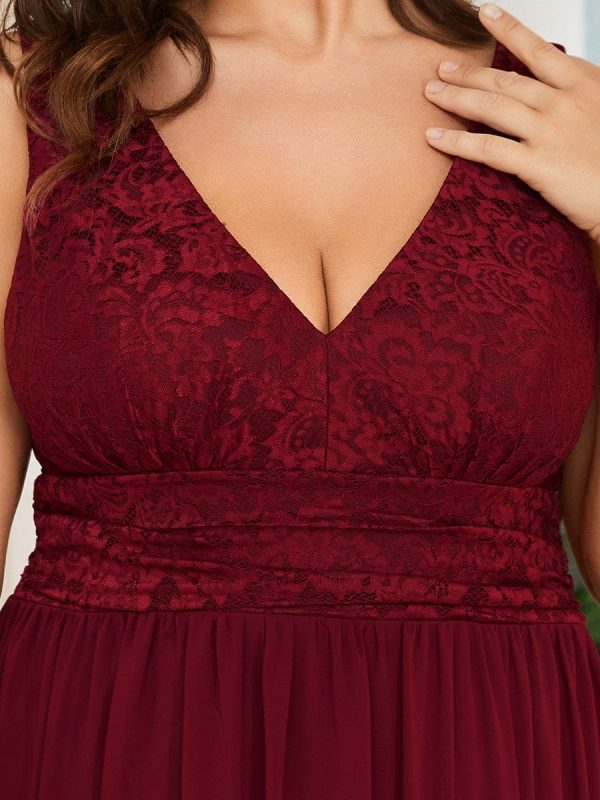 A Line Sleeveless Wholesale Bridesmaid Gowns - Image 10