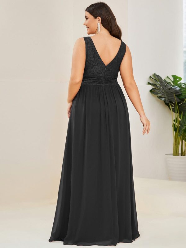 A Line Sleeveless Wholesale Bridesmaid Gowns - Image 12