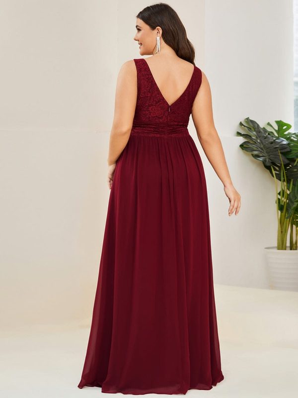 A Line Sleeveless Wholesale Bridesmaid Gowns - Image 7