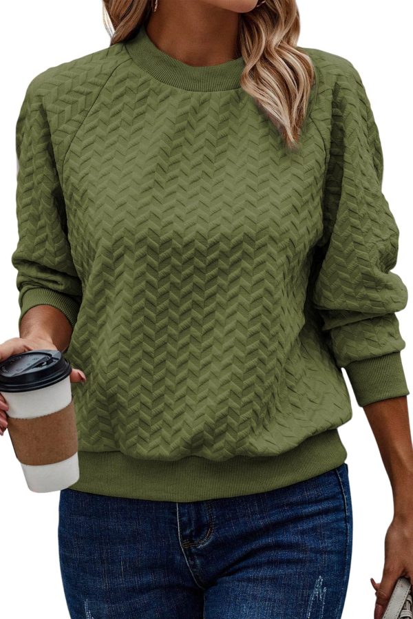 Cozy Cable Knit Long Sleeve Crew Neck Sweater Mini Dress - Image 16