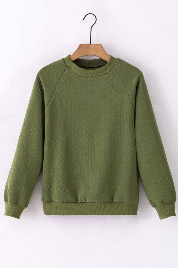 Cozy Cable Knit Long Sleeve Crew Neck Sweater Mini Dress - Image 5