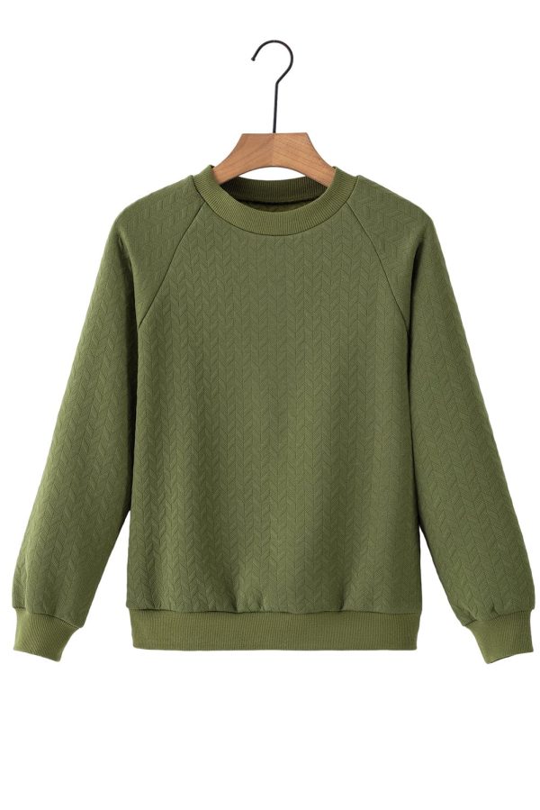 Cozy Cable Knit Long Sleeve Crew Neck Sweater Mini Dress - Image 14