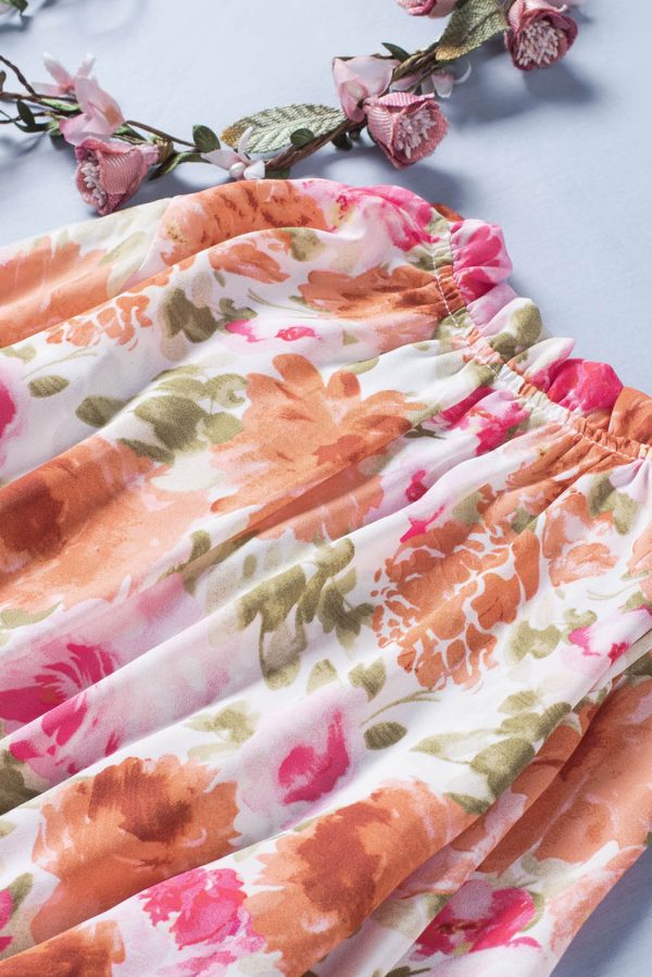 Casual Print Knee Long Sleeve Tunic Dresses - Image 18