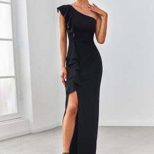 Elegant Sleeveless Pencil Evening Gown