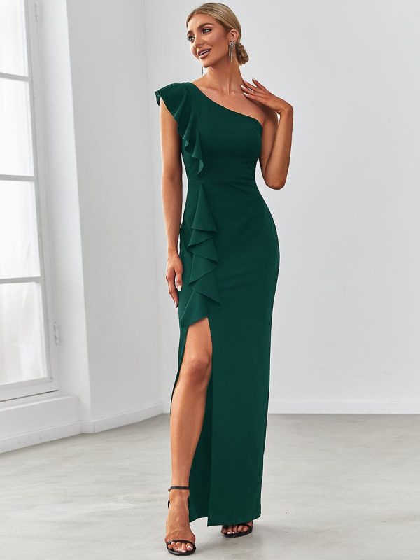 Elegant Sleeveless Pencil Evening Gown - Image 6