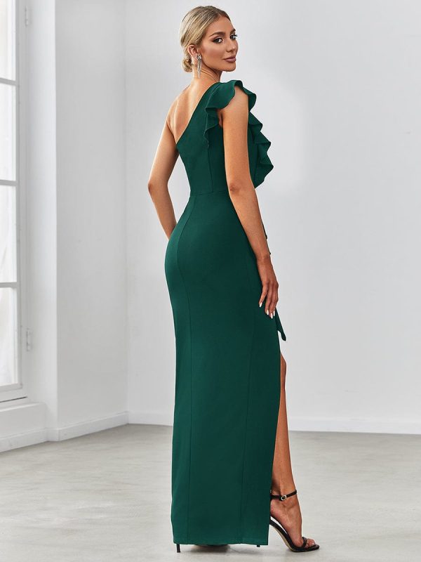 Elegant Sleeveless Pencil Evening Gown - Image 7