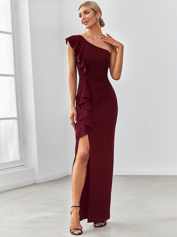 Elegant Sleeveless Pencil Evening Gown - Image 16