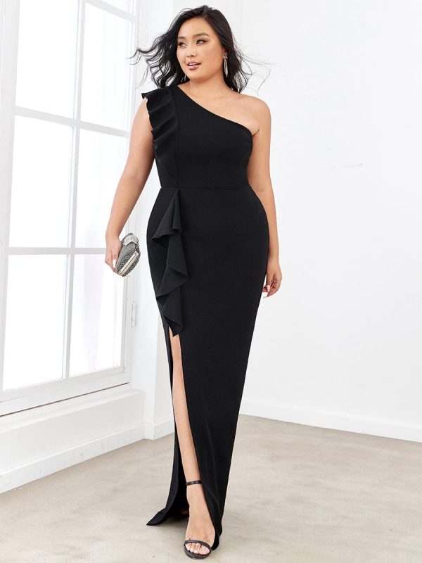 Elegant Sleeveless Pencil Evening Gown - Image 21