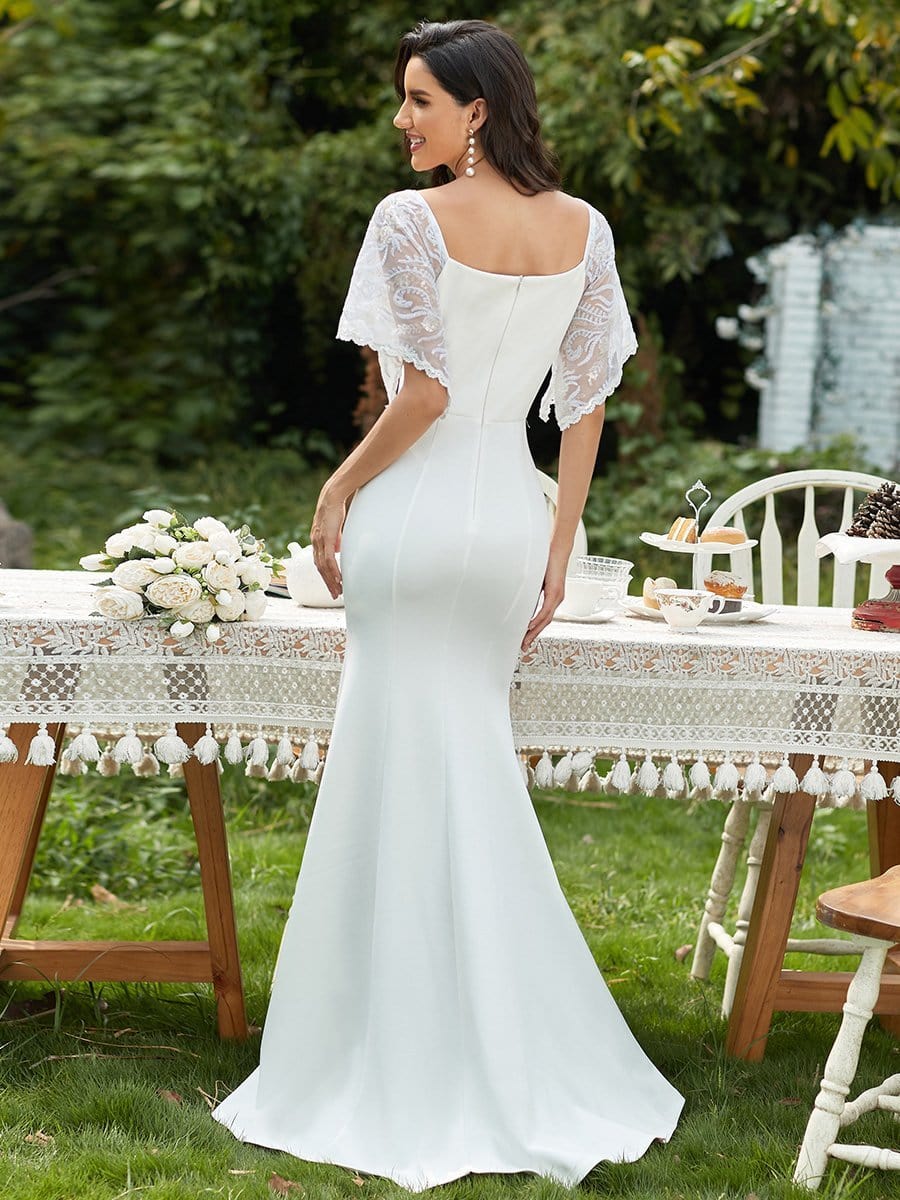Flirty Sequined V-Neck Maxi Party Dress with Flare Sleeves - Image 9