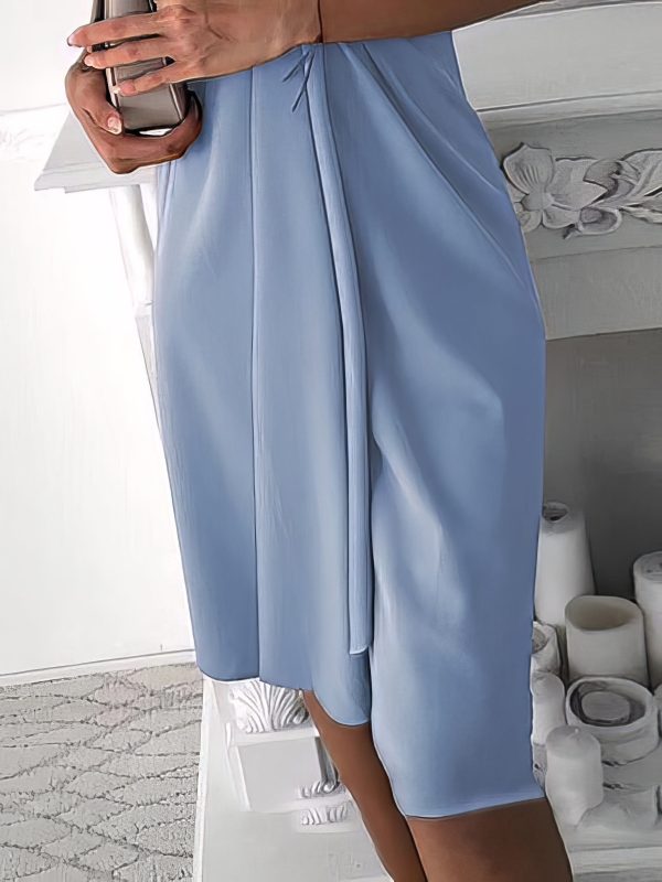 Halter Style Loose Irregular Dress for Casual Chic - Image 9