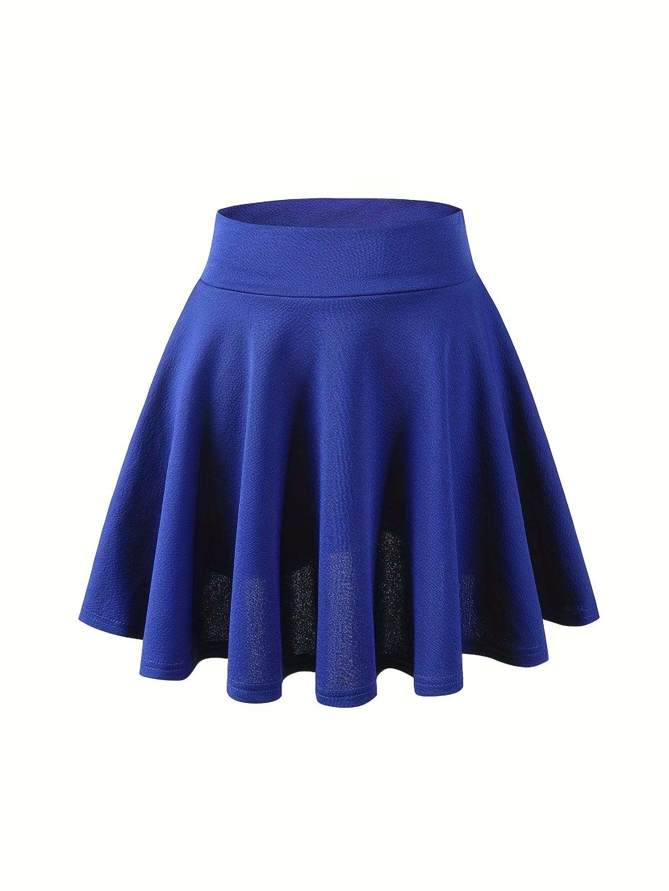 Chic Pleated Skater Skirt Mini Dress with High Waist - Image 16