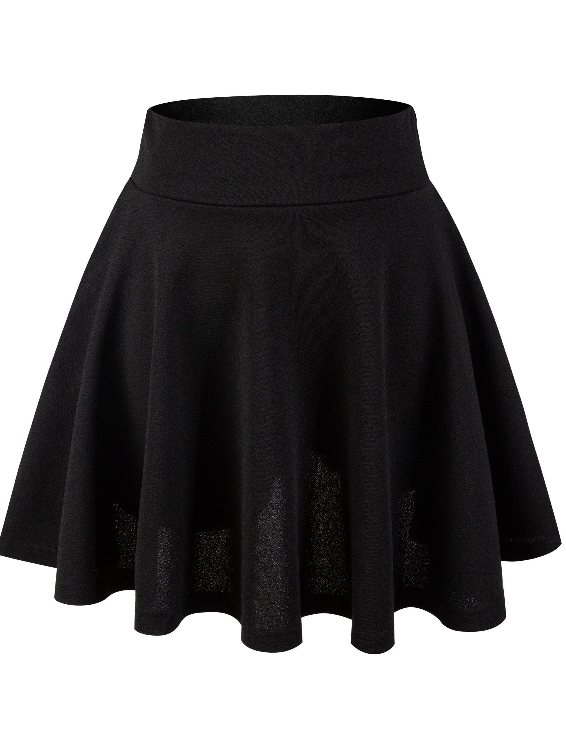Chic Pleated Skater Skirt Mini Dress with High Waist - Image 7