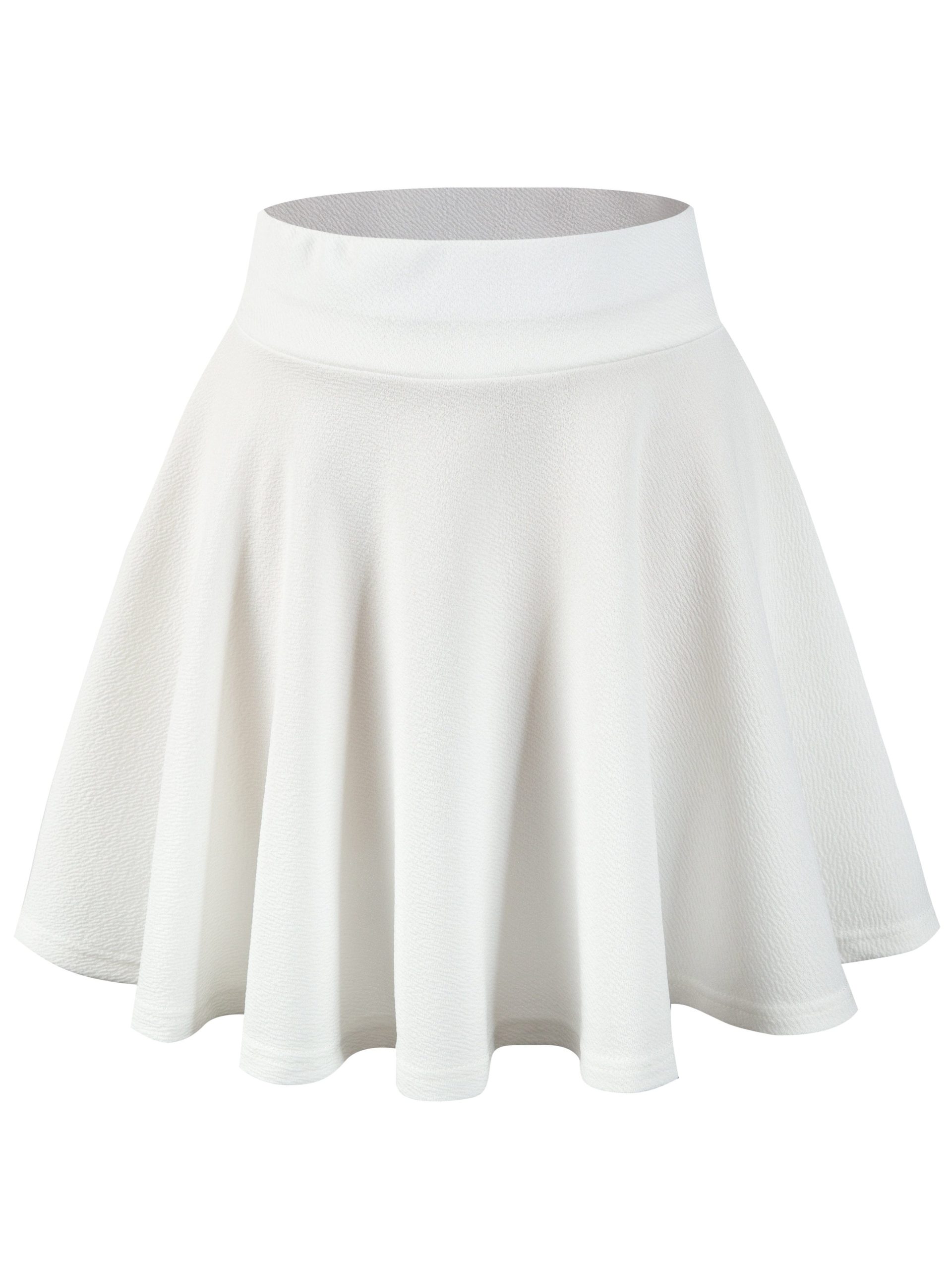 Chic Pleated Skater Skirt Mini Dress with High Waist - Image 11