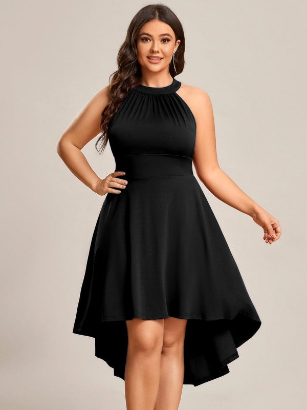 Sleeveless Halter Midi Dress for Cocktail Events - Image 21
