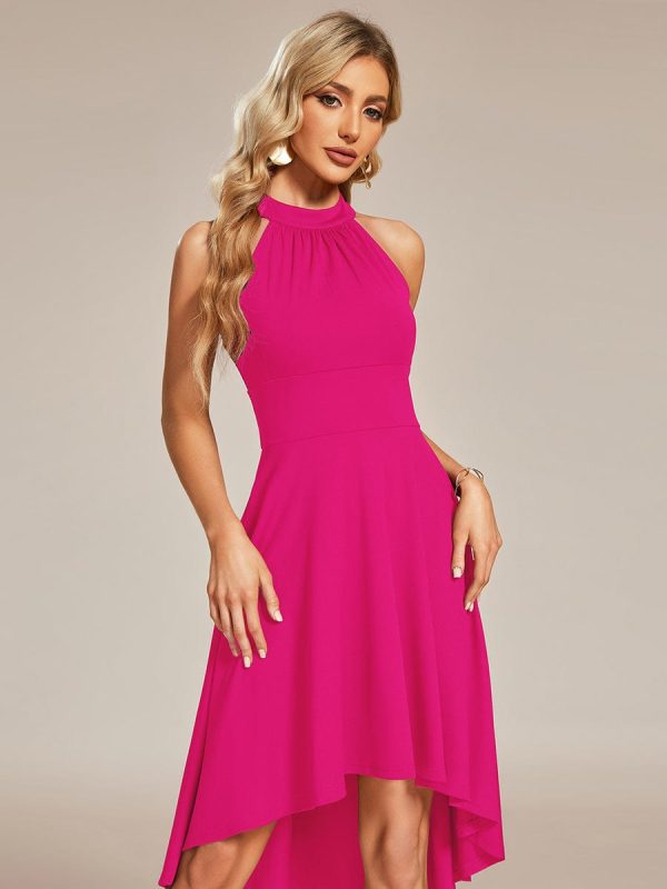 Sleeveless Halter Midi Dress for Cocktail Events - Image 53