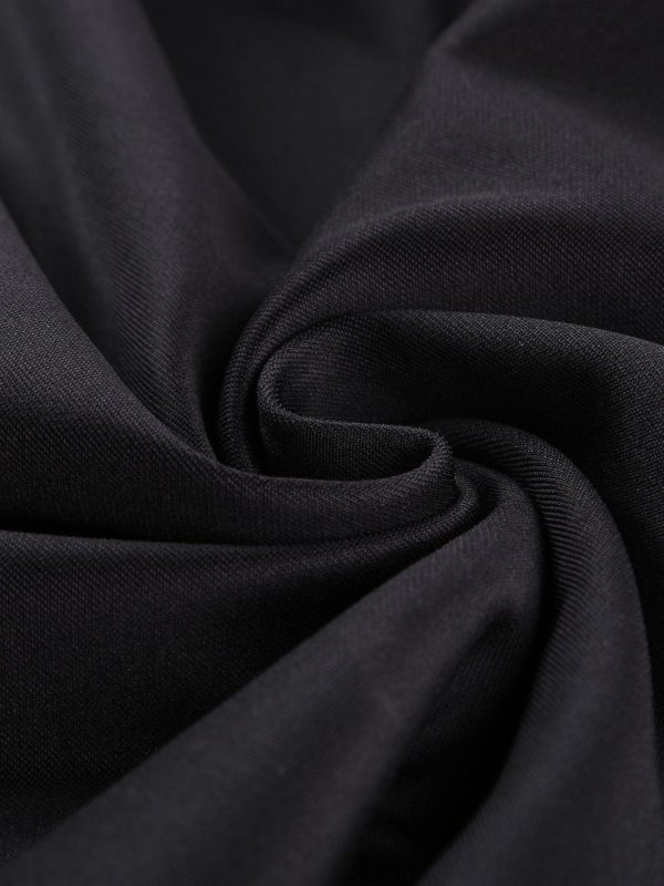 Solid Color Sleeveless Slim Irregular Dress - Image 12