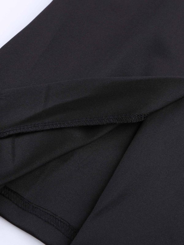 Solid Color Sleeveless Slim Irregular Dress - Image 11